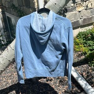 Blue zip up